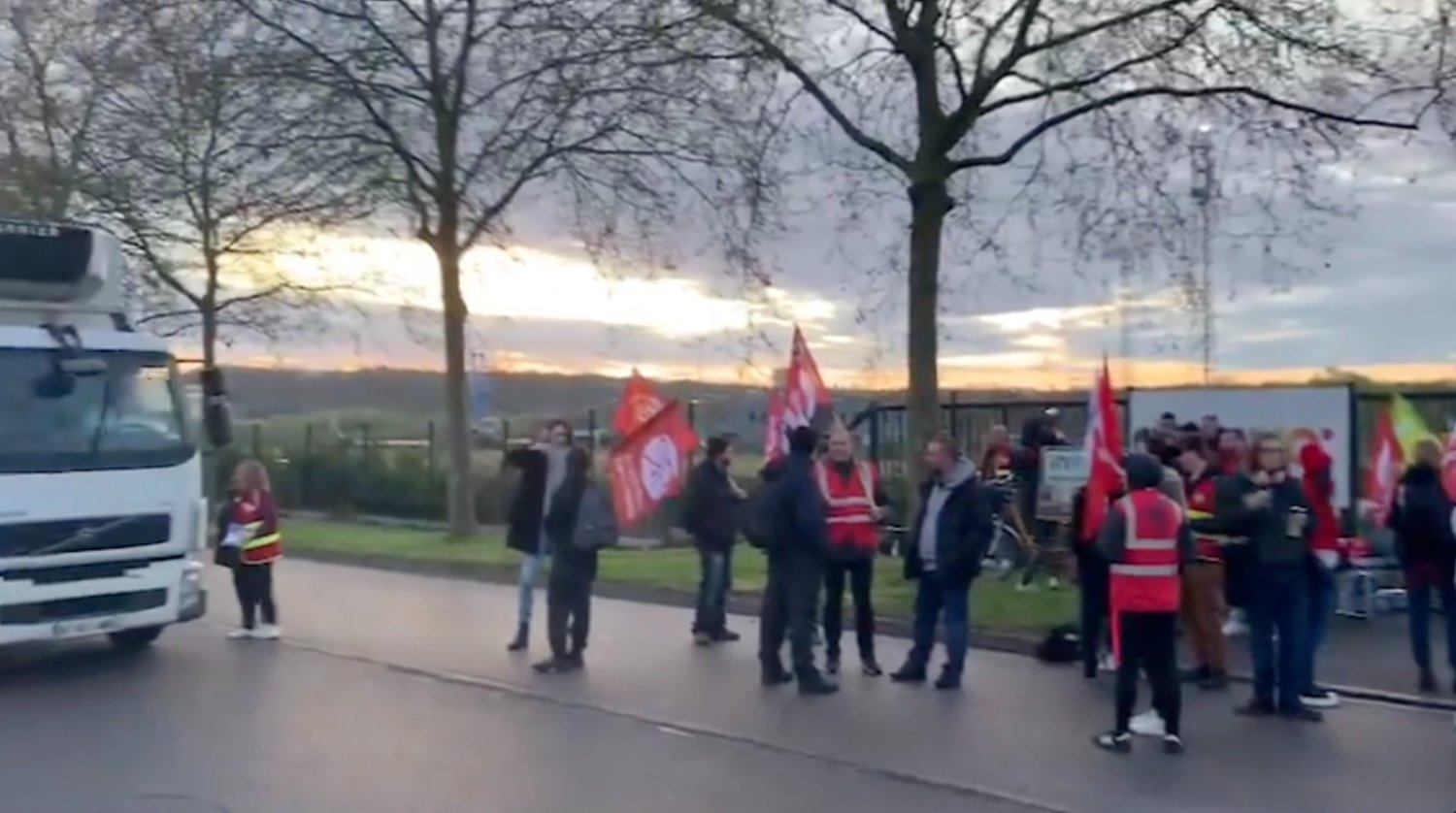 Port de Metz : les soutiens de Christian Porta rassemblés contre la répression de InVivo ! 