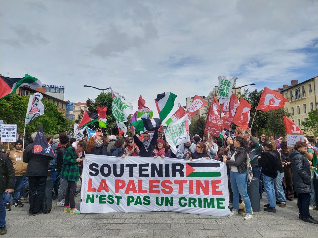 Toulouse. Des centaines de personnes rassemblées contre la criminalisation du soutien à la Palestine
