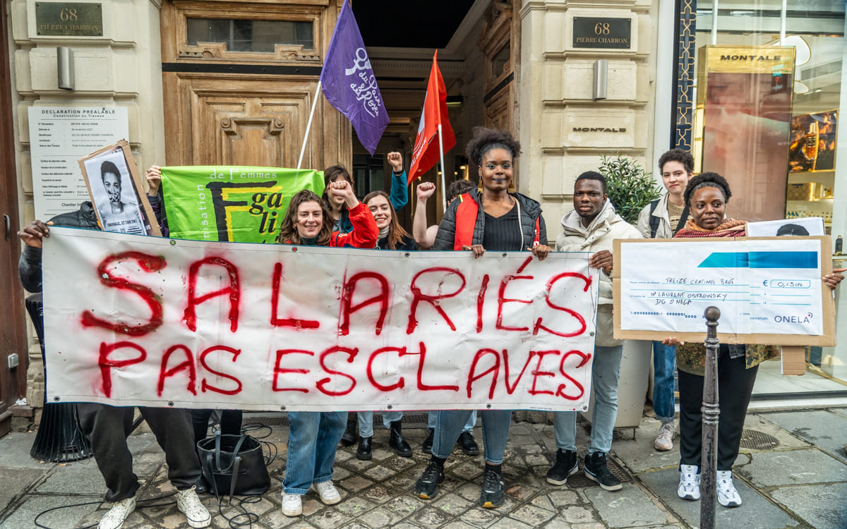 « Salariés pas esclaves ! » : les grévistes d'Onela réunissent leurs soutiens après 6 semaines de lutte