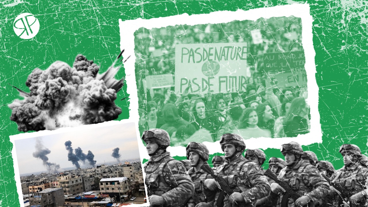 Pourquoi le mouvement écolo doit lutter contre le tournant militariste ?