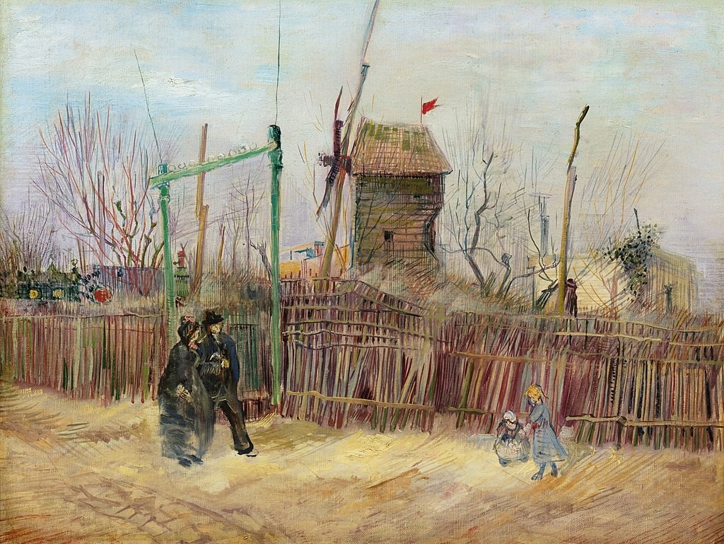 Van Gogh, Commune et drapeaux rouges