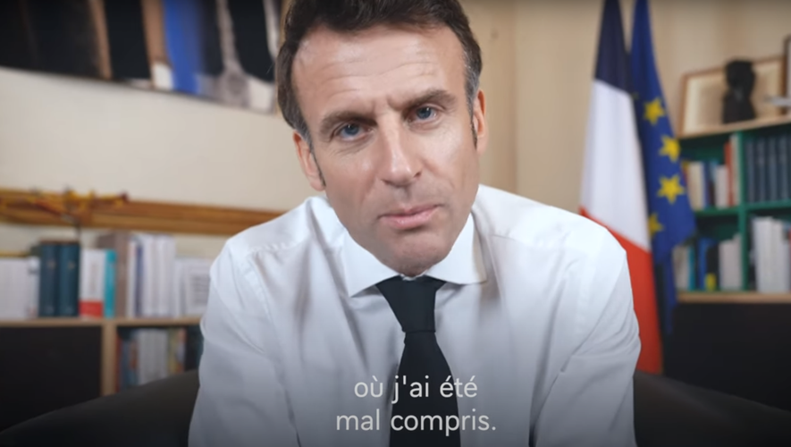 De retour sur Youtube, Macron repeint le SNU en vert et promeut les aides pour les patrons-pollueurs