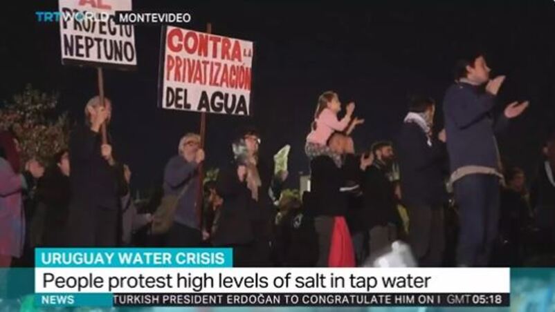 « C'est du pillage, pas de la sécheresse » : en Uruguay, des millions de personnes privées d'eau potable