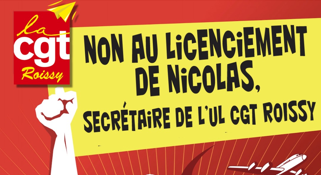 Transdev menace de licencier le Secrétaire de l'UL CGT de Roissy : soutenons-le vendredi !