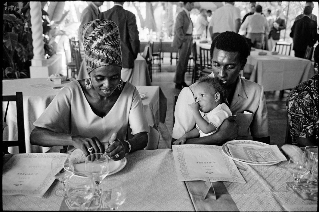 Miriam Makeba et Stokely Carmichael à Alger, 1969