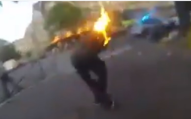 Un homme, tasé et gazé, prend feu : une vidéo de 2013 viralise sur les réseaux sociaux