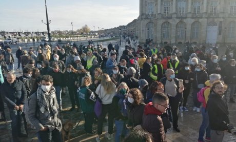 Bordeaux. Plus d'un milliers de manifestants ce 12 décembre contre l'offensive sécuritaire et islamophobe !