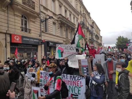 Bordeaux. Nouvelle marche en soutien aux palestiniens "Israël criminel, Macron complice !"