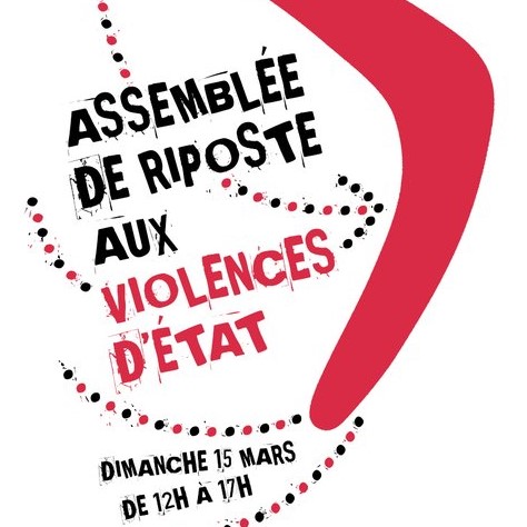 15 mars, appel à une assemblée de riposte aux violences d'État