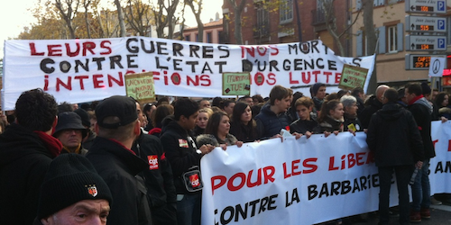 [Dernière minute] Toulouse : plus de 15000 personnes réunies dans une marche contre la barbarie et pour la paix