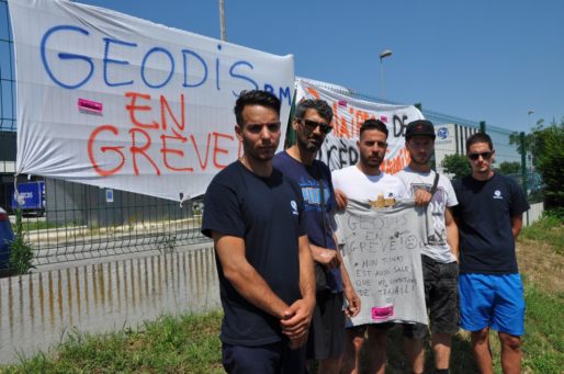 Bordeaux. Soutien aux travailleurs de Geodis, en grève depuis 15 jours.