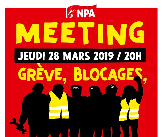 Paris, 28 mars : même système, même combat, même meeting !