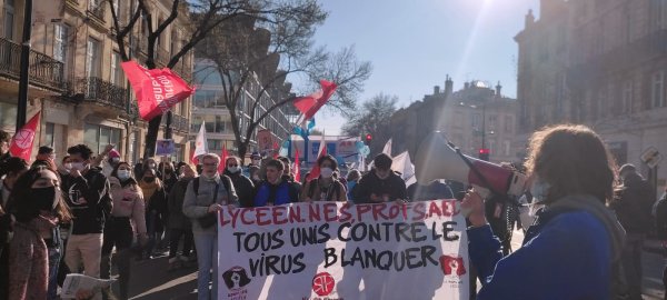 Bordeaux. Contre le "virus Blanquer", des milliers de profs, AED et lycéens mobilisés
