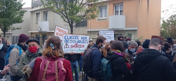 Grève dans les collèges et lycées : profs et élèves mobilisés pour exiger des demi-groupes et un réel protocole sanitaire