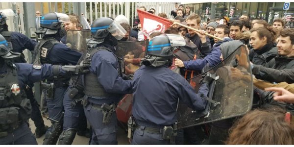 Vidéos. Au rectorat de Lyon, lacrymogènes et coups de matraques contre les étudiants et professeurs