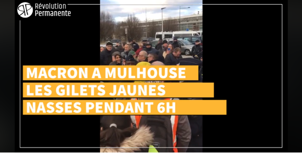 VIDEO. Macron à Mulhouse : les opposants nassés pendant plus de 6 heures