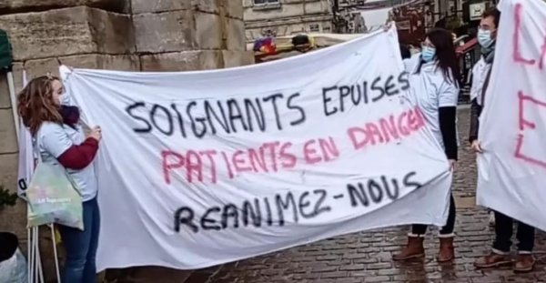 "Des gens meurent aux urgences faute de moyens !" Les soignants mobilisés à Bordeaux