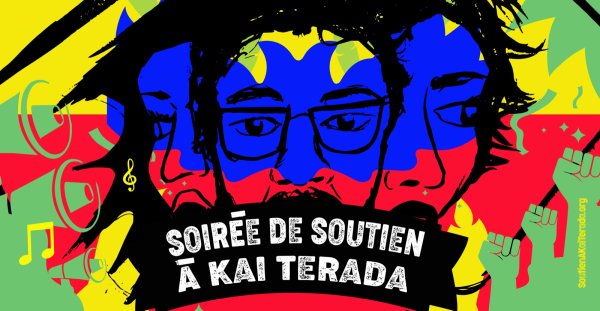 Vendredi 7 octobre 18h : Grande soirée de soutien à Kai Terada à Paris