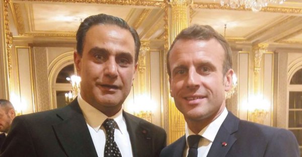 Macron s'affiche avec Elie Hatem, ex-membre d'Action française et fervent défenseur de Charles Maurras