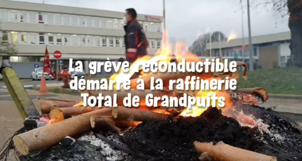 VIDEO. Les raffineurs de Grandpuits entrent en grève reconductible : soutenez-les !