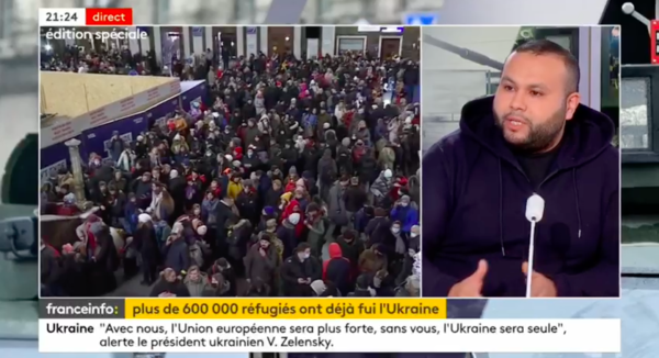 « Je suis pour l'accueil de tous les réfugiés » : Anasse Kazib sur France info sur l'Ukraine