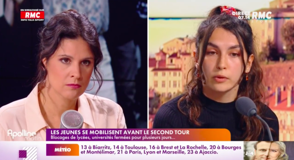 "On vaut mieux que le tandem Macron - Le Pen" : Ariane, étudiante et militante au Poing Levé