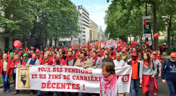 20 000 manifestants dans les rues belges : la réforme des retraites du gouvernement a du mal à passer