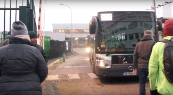 Carrefour Pleyel : des professeurs et étudiants ont bloqué le centre-bus pour soutenir les grévistes