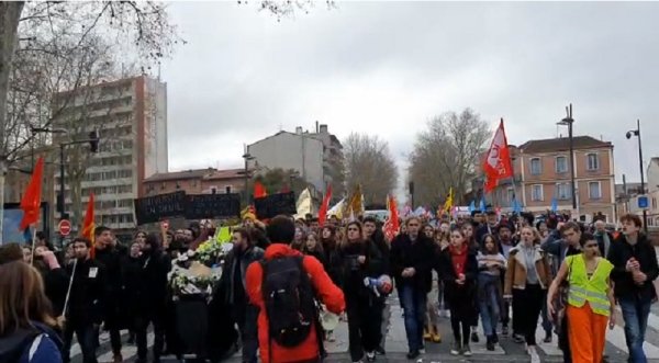 24 janvier : Blocage, marche funéraire et manif' massive : la grève se poursuit à Toulouse
