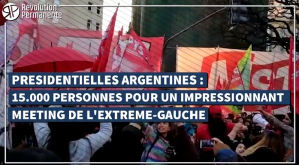 Présidentielles argentines : 15.000 personnes pour un impressionnant meeting de l'extrême-gauche