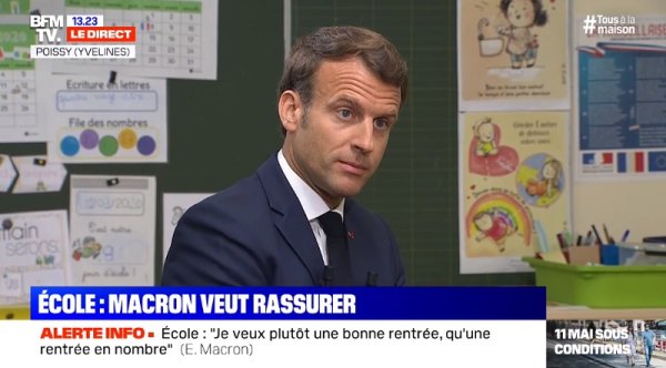 Derrière les hommages sournois, Macron veut imposer la reprise aux enseignants !