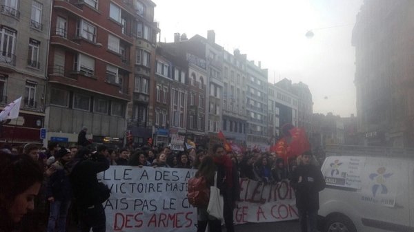 Lille. 1000 manifestants contre la sélection et la réforme du lycée