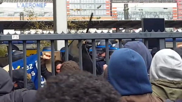 Vidéo. Lille La police matraque des étudiants solidaires des cheminots