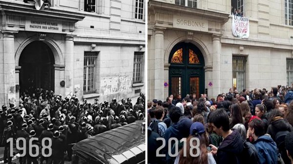 Vidéo. Macron se moque des étudiants... ils répliquent en occupant la Sorbonne !