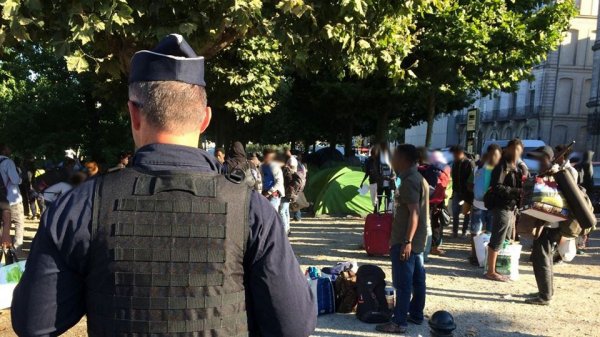 Nantes : Les exilés du square Daviais expulsés