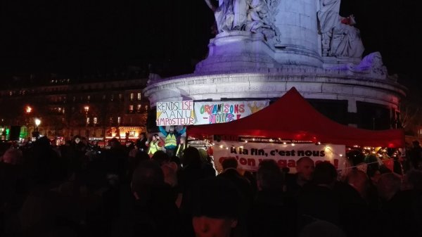 La fête à Macron à République : une AG pour préparer la jonction avec les gilets jaunes