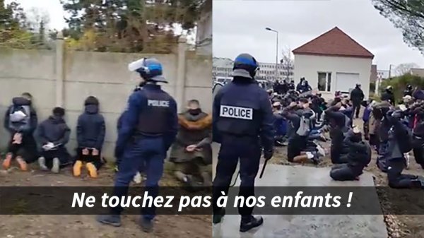 Les mères avec les lycéens réprimés par la police : ne touchez pas à nos enfants !