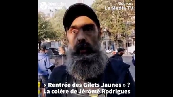 Jérôme Rodrigues : « Le ventre vide, le frigo vide, c'est le virus qui ronge depuis des années »