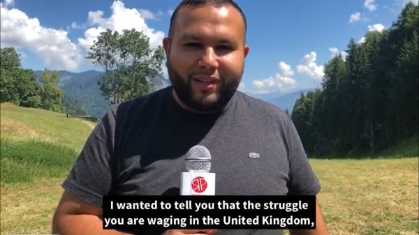 VIDEO. "Solidarité avec le combat que vous menez" : le message aux grévistes anglais de Anasse Kazib