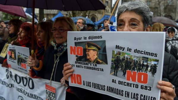 Argentine. Macri promeut un décret sécuritaire et répressif renforçant le pouvoir de l'armée