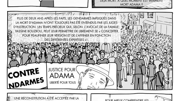 Le combat pour la justice pour Adama Traoré, raconté en bande-dessinée