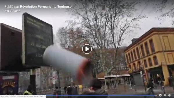Toulouse. 2 militants de Révolution Permanente touchés par des tirs de lacrymo en direct