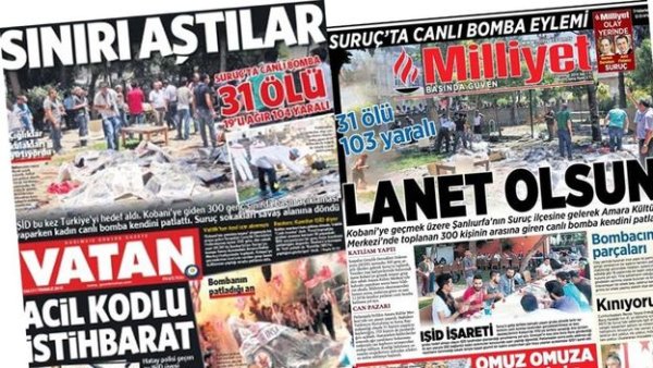 Turquie. 32 militants de gauche massacrés à Suruç 