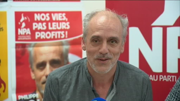 Philippe Poutou à Belfort pour exprimer la solidarité du NPA contre les 1000 licenciements de General Electric