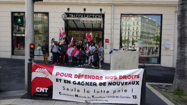 Marseille. Après 3 mois de grève, la détermination des femmes de chambre ne faiblit pas
