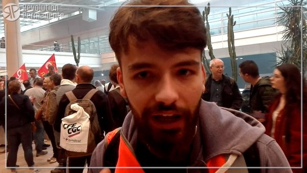 Vidéo. Le coup de gueule de Clément, cheminot en soutien aux grévistes de la RATP