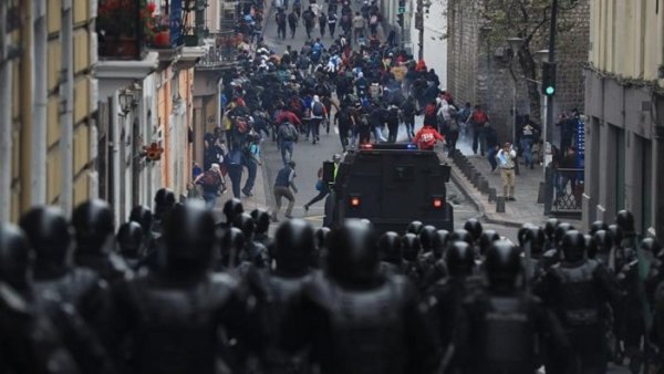 Équateur. Le gouvernement décrète l'état d'urgence suite aux manifestations dans tout le pays