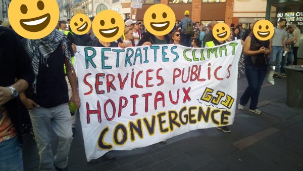 Toulouse : « Retraites, Climat, Services Publics » : Les Gilets Jaunes exigent le Tous ensemble !