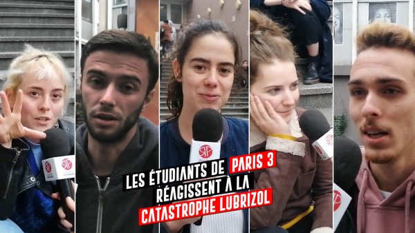 Vidéo. Catastrophe Lubrizol : les réactions consternées des étudiants de Paris 3