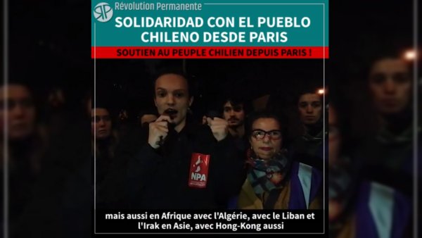 Vidéo. Les militants de Révolution Permanente envoient un message de soutien au peuple chilien en lutte